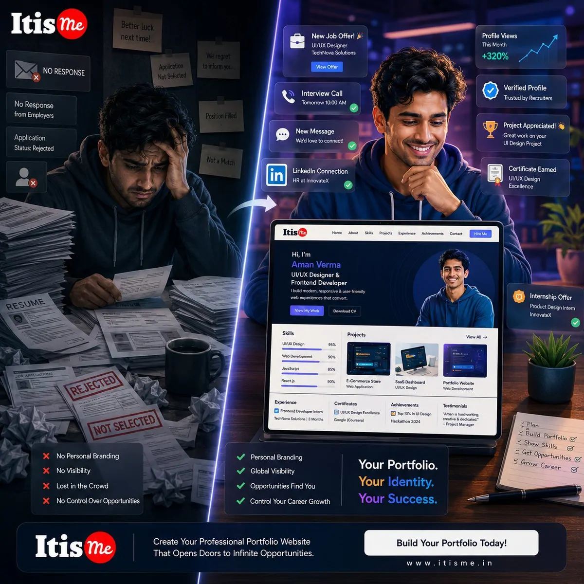 Portfolio Website As Your Digital Resume: a Game Changer for Students & Job Seekers