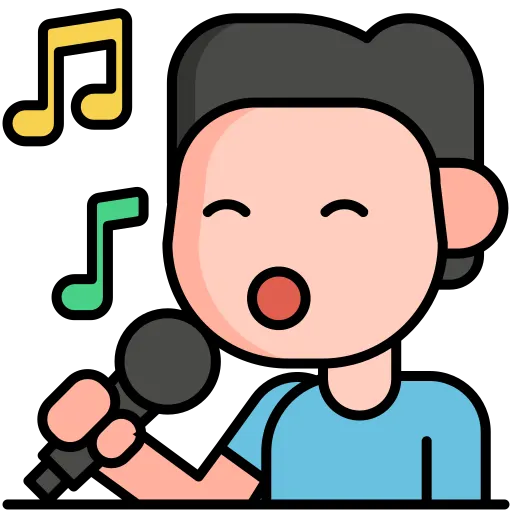 Singing icon